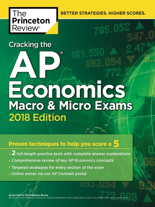 Title details for Cracking the AP Economics Macro & Micro Exams, 2018 Edition by Princeton Review - Available